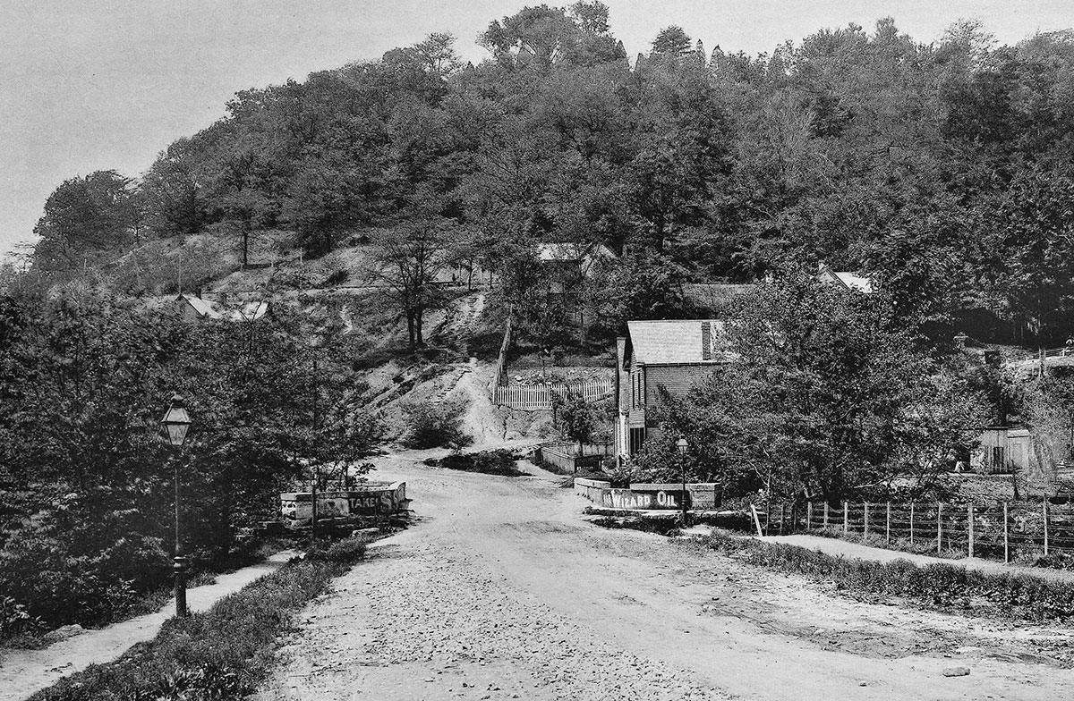 Photo of Main Street Facing Main Street Hill Road c. 1893