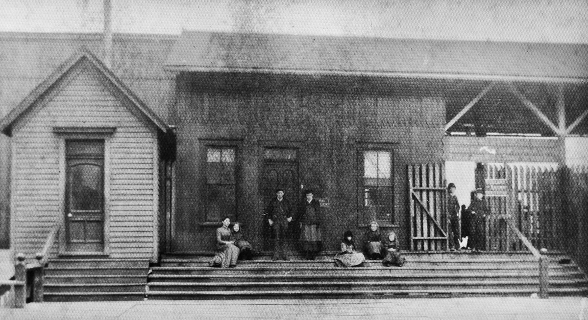 New Albany Highland Railway Depot c. 1891 - 1905
