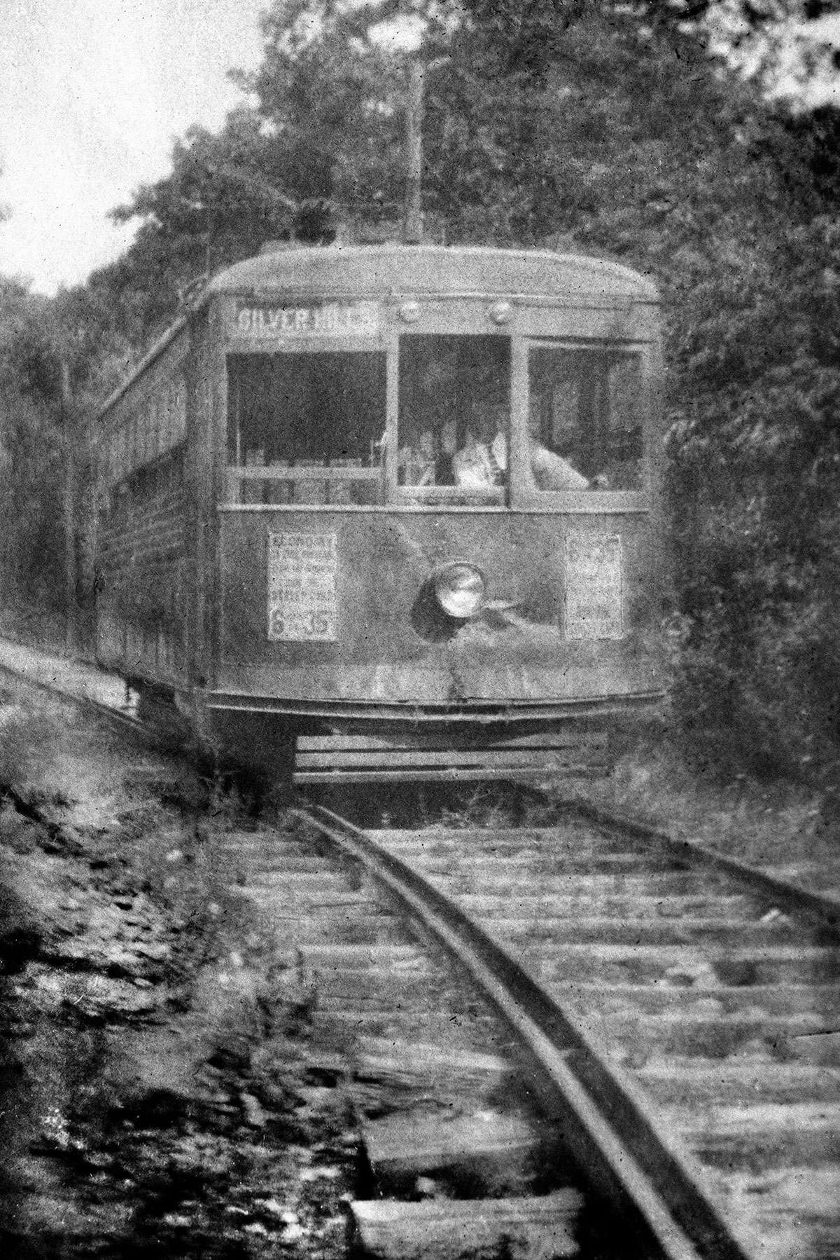 Birney Car on The Silver Hills Line