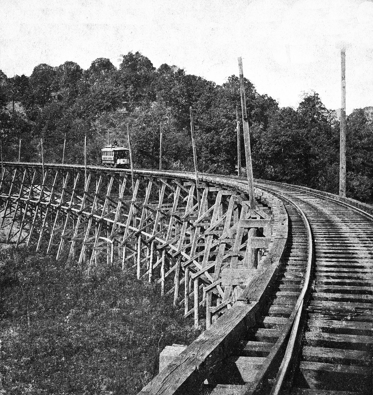 Trestle Crossing Falling Run Creek c. 1891 – 1905